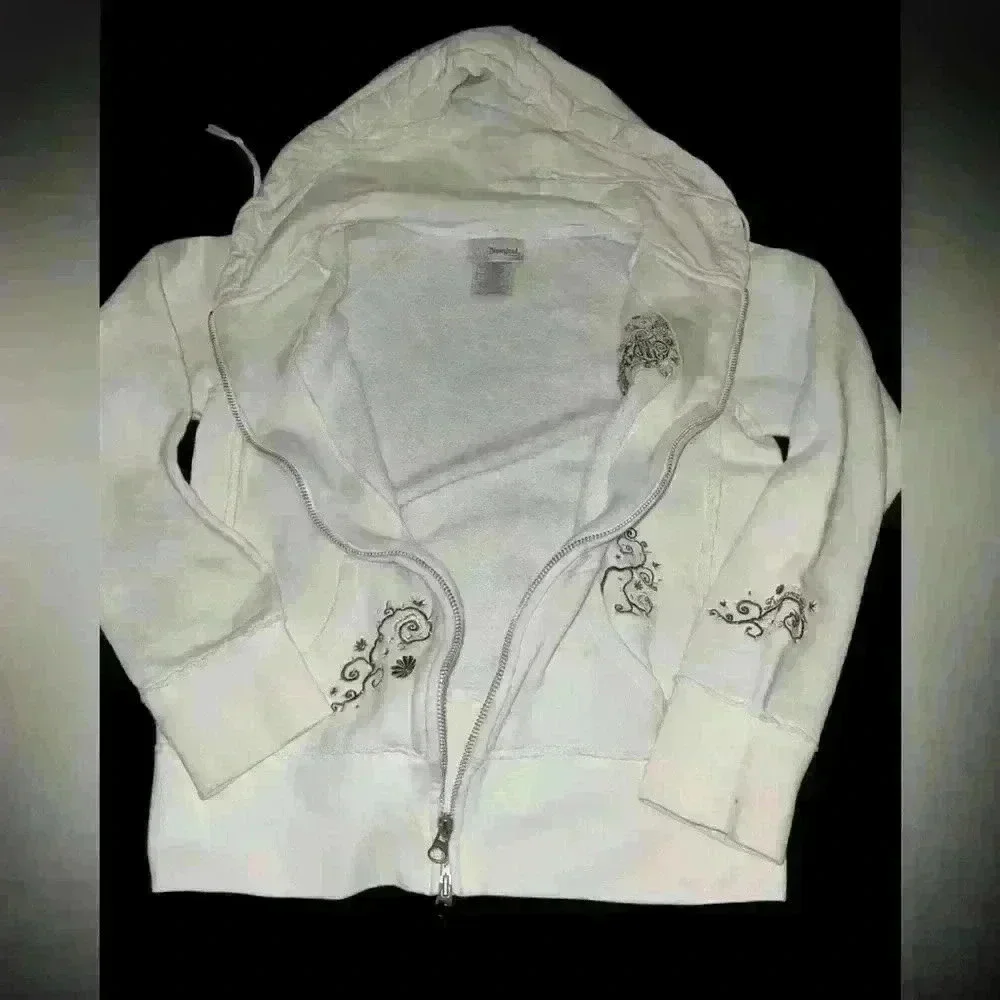 Embroidered Disney Zip Up Jacket
